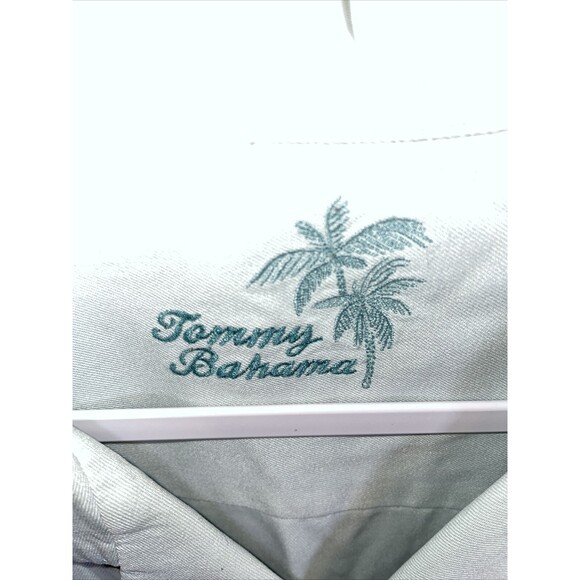 Tommy Bahama Casual Shirt Men’s Size Large Mint Green Short Sleeve Button Up - Picture 2 of 12